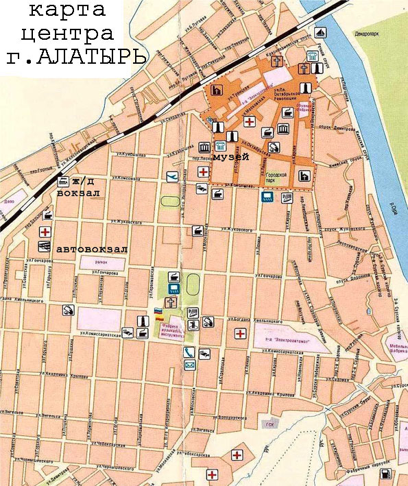 Гугл карта алатырь